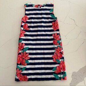 Vineyard Vines Girls Magnolia Stripe Shift Dress Size 12